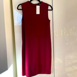 NWT Crimson Red Modern Dress - not as bright as model photo